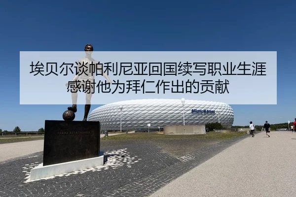 埃贝尔谈帕利尼亚回国续写职业生涯 感谢他为拜仁作出的贡献